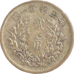 民国五年袁世凯像贰角福建版角上点背面图片